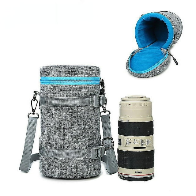 Camera Lens Pouch Case Lens Case Waterproof Shock Absorbing Camera Lens Protective Bag For Canon, Nikon, Tamron, Sony Lenses