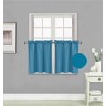 thumbnail image 1 of Cortinas opacas SAMIMPORT-2011 Luxury R16 con bolsillo para barra, color azul, 76 x 61 cm (2 paneles), 1 of 1