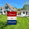 thumbnail image 5 of Patriotic Star And Stripes Freedom Garden Flag Double Sided, 4th of July Memorial Day Independence Day Yard Outdoor Decoration 12.5 x 18 Inch, 5 of 5