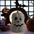 thumbnail image 4 of Clearance!! Pumpkin Decorations Halloween LED Light Up Tabletop Decor Fall Pumpkin Night Light For Indoor/Outdoor Home Porch, 4 of 7