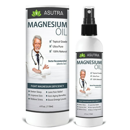 Zechstein huile de magnésium pur spray - Triple Filtré pour MOINS ITCH ET MOINS STING / efficace rapide transdermiques Absorption - Ultra Pure &amp; + FREE Potent magnésium E-Book (une bouteille 4 oz)