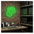 thumbnail image 4 of Letrero De Neón LED Con Forma Cámara Para Pared, Ideal Para Estudio Fotográfico, Decoración Creativa, Dormitorio, Sala Juegos, 19.6918.23in/5046.3cm, 4 of 6