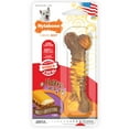 thumbnail image 5 of Nylabone Flavor Frenzy Dura Chew Cheesesteak Bone Dog Chew Toy, Regular, 5 of 7