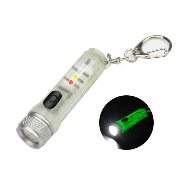 Mini Keychain Light Portable Rechargeable Multifunctional High
