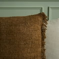 thumbnail image 3 of Safavieh Lumiza 20" x 20" Modern Cotton Decorative Pillows, Rust, 3 of 4