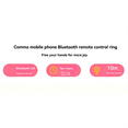 thumbnail image 2 of Control Remoto para Teléfono Móvil, Navegación de Páginas, Control de Video con Bluetooth y Dedo, Deslizador, Pulgar Hacia Arriba. A, 2 of 5