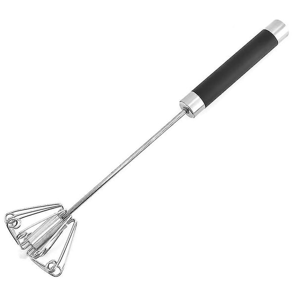 Batidor de huevos, batidora manual de acero inoxidable para el hogar, leche