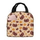 thumbnail image 1 of Easygdp Thanksgiving Turkey and Pumpkin Bolsa Térmica Premium - Tela Oxford Impermeable, Gran Capacidad, Bolsillo Frontal, Unisex para Trabajo, Escuela, Actividades al Aire Libre y Picnics, 1 of 8