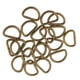thumbnail image 1 of 100 piezas de anillos en D, medios anillos, aleación para hebilla de correa El 12x8x1.8m, 1 of 9