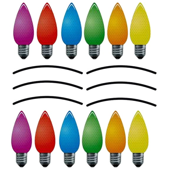 MLINS  Reflective Magnetic Christmas Lights for Car Garage Door Hardware Cars