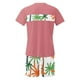 thumbnail image 4 of Blusa de Manga Corta Cuello Redondo Impresión Deportiva Camisa de Ajuste Delgado Poliéster Elástico Cintura Superior para los Hombres, Blusa Casual para el Uso Diario de Verano, 4 of 5