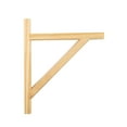 Hyper Tough 7"x9" Unfinished Wood Shelf Bracket