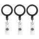 thumbnail image 1 of 3Pcs ID Badge Holder with Belt Clip Sublimation Custom Photo Retractable Badge Reels Heat Transfer Name Card Holder, 1 of 4