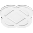 thumbnail image 2 of 12"OD x 4 3/4"C x 1"P Charlotte Architectural Grade PVC Contemporary Ceiling Medallion, 2 of 11