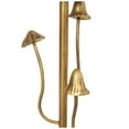 thumbnail image 5 of DecMode 2 Candle Gold Metal Abstract Mushroom Inspired Candle Holder, Set of 2, 5 of 11