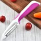 thumbnail image 5 of Juego de piezas de pelador de verduras, peeler de manzana profesional, cuchillo para pelar frutas, pelador de verduras para cocina, pelador de patatas de acero inoxidable (rosa, verde) Feliz Sencillez, 5 of 5