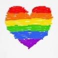 thumbnail image 3 of CafePress - Rainbow Heart 3 T Shirt - Light T-Shirt Kids XS-XL, 3 of 4