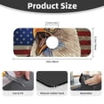thumbnail image 2 of Logiee Eagle With USA Flags Print Kitchen Sink Splash Guard Faucet Mat for Splash Guard Behind Faucet Drip Catcher for Kitchen,Bathroom,Sink Mat,Dish Drying Mat,Bathroom-15" X 5.5", 2 of 7