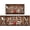 Brown, variant on Farmhouse Kitchen Mats Sets 2 Piece Vintage Style Theme Decor,Absorbent Washable Non-Slip Floor Mat 30" by 17" + 47" by 17",Home