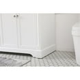 thumbnail image 5 of Elegant Decor Clarence 72" Solid Wood and Metal Double Bathroom Vanity in White, 5 of 8