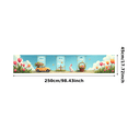 thumbnail image 3 of Spring Themed Welcome Banners with Bunny Floral and Cross Elements Easter Decorations Backdrop Party Supplies Photography Props Outdoor Decor, 3 of 8