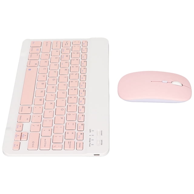 Clavier Sans Fil Souris Combo Rechargeable Clavier Sans Fil Ultra Fin Ensemble Clavier Souris 10 Pouces Ensemble Clavier 10 Pouces Charge USB Ultra Fin Silencieux Clavier Sans Fil