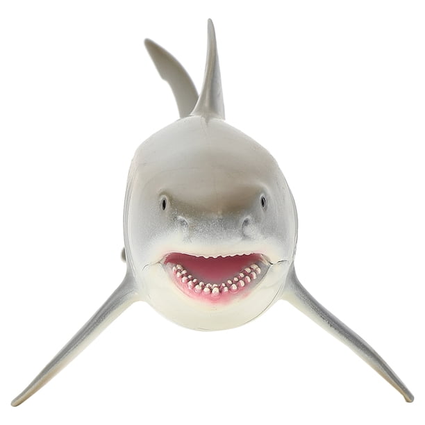 Figura de Simulació de Modelo de Tiburones, Apariencia Vívida, Detalla Delicados, Posturas Activas, Material PlásTico Adecuado Para Educación Marina Y