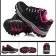 thumbnail image 5 of Kukoosong Sneakers for Women outdoor Sports Climbing Hiking Shoes Waterproof Trekking Sneakers Low Top Thick Sole Non Slip Walking Running Shoes for Women Black 7, 5 of 8