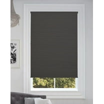 BlindsAvenue Cordless Blackout Cellular Honeycomb Shade, 9/16" Single Cell, Anthracite, Size: 67" W x 48" H