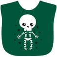 thumbnail image 3 of Inktastic Happy Halloween Spooky Skeleton and Stars Boys or Girls Baby Bib, 3 of 4