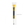 thumbnail image 2 of unbranded Destornillador T8 Seguridad Con Punta Resistente Para Controles Inalámbricos Color Amarillo, 2 of 6