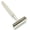 Satin Chrome, variant on Parker Safety Razor, Model 78R 3-Piece Closed Comb Safety Razor with 5 Parker Platinum Blades Included (High Luster Chrome)