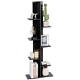 thumbnail image 1 of Costway 7-Tier Bookshelf Bookcase Plant Display Shelf Rack Storage Holder Wooden Black, 1 of 10