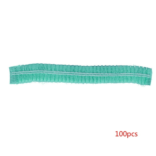 Ensemble de 100 Pcs Casquette Anti-Poussière Jetable en Non-Tissé pour Chef, Plissée, Ensemble de Chapeau Anti-Poussière Jetable pour Chef, Toque de Chef Champignon
