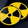 thumbnail image 2 of Wabjtam Nuclear Radiation Warning Car Sticker, Nuke Radioactive Sign Metal Emblem, 2 of 5