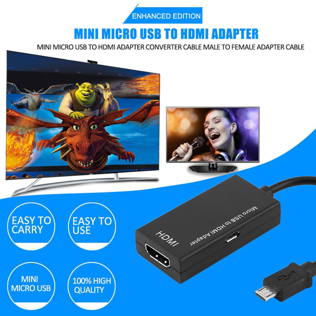 Mini Micro USB A MHL HDMI TV ADAPTADOR CONECTOR CABLE para Samsung Galaxy S2 