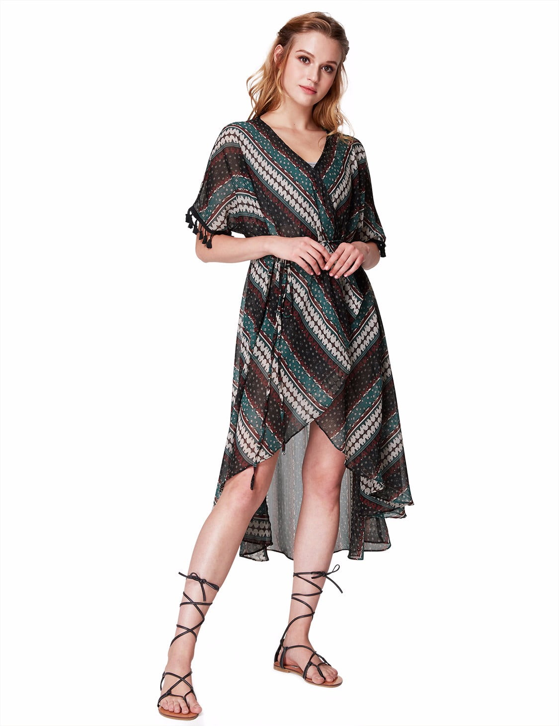 alisa wrap dress