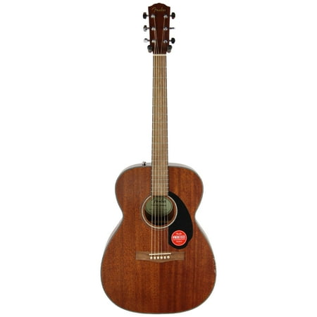 Fender CC-60S All-Mahogany Concert V2 Pack Acoustic Guitar, with 2-Year Warranty, Natural, with Gig Bag and Accessories