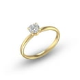 thumbnail image 2 of TimeLess Classics 3/8 Carat Natural Diamond Solitaire Ring for Women - Available in 14K Yellow Gold 4 Prong (J-K Color I2-I3 Clarity) (Ring Size: 5), 2 of 4