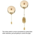 thumbnail image 4 of Pull Chain Switch French Gold AC 125/250V On/Off Ceiling Fan Switch, 4 of 6