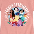 thumbnail image 3 of Disney Princess - Merry Everything - Youth Girls Short Sleeve T-Shirt, 3 of 5