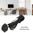 thumbnail image 3 of Desktop Computer Power Switch, External PC On Off Power Button, Power Supply Control Adapter Cable, Backlit Mechanical Button with Blue Switch, Plug and Play, 3 of 7