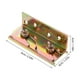 thumbnail image 5 of Juego de 4 bisagras de cama resistentes, soportes ajustables para marcos de cama con tornillos, herrajes para rieles de cama, accesorios para cabeceros, 5 of 7