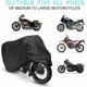 thumbnail image 5 of Funda para motocicleta impermeable, ligera y fácil de guardar, con ajuste universal y costuras dobles, 5 of 5