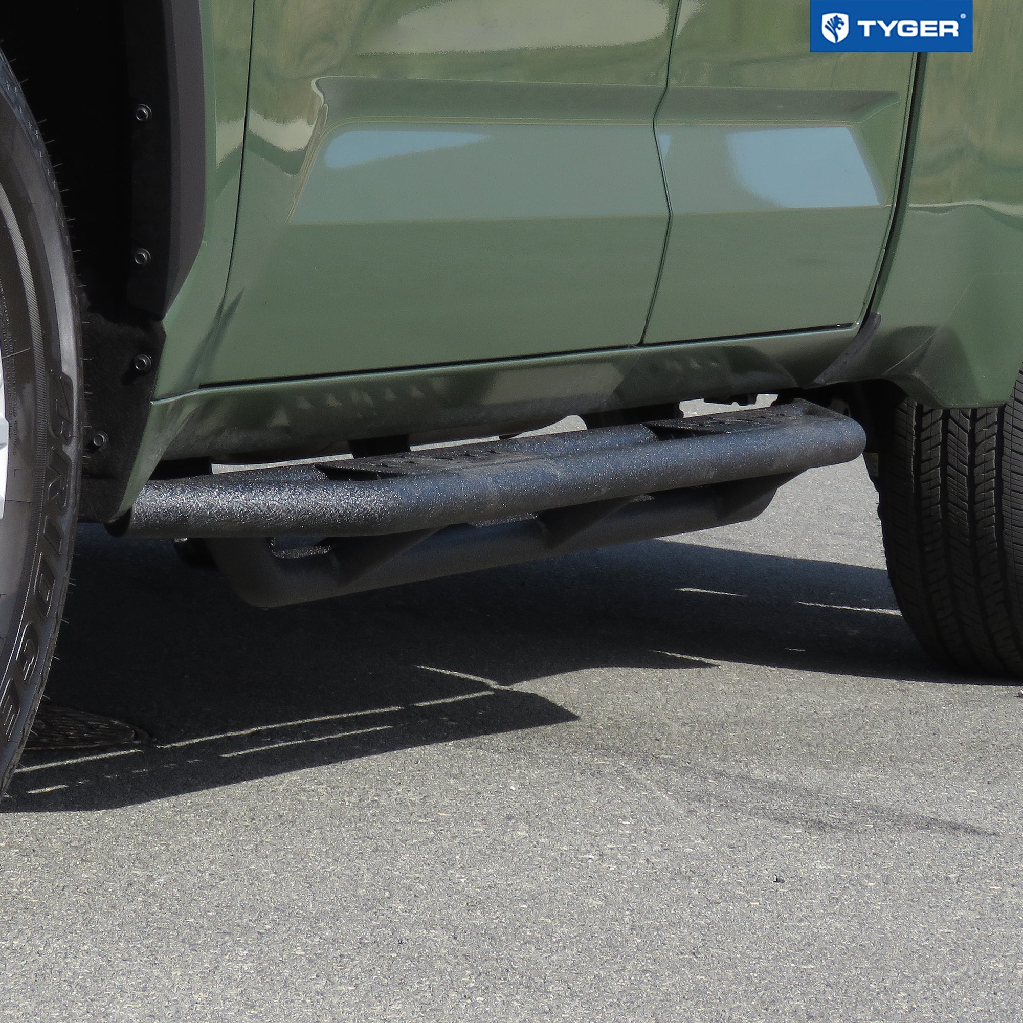 Tyger Auto Star Armor Compatible with 2022-2026 Toyota Tundra | CrewMax | TG-AM2T20748 | Side Step Rails Nerf Bars Running Boards