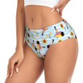 thumbnail image 2 of Fotbe Submarine With Fishes Undersea Calzones Estampados para Mujer – Ropa Interior de Algodón, Cómoda, Suave y Elástica-Medium, 2 of 6