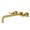 Brushed Brass, variant on Kingston Brass KS6050DL Concord Two-Handle 3-Hole Wall Mount Roman Tub Faucet in Matte Black