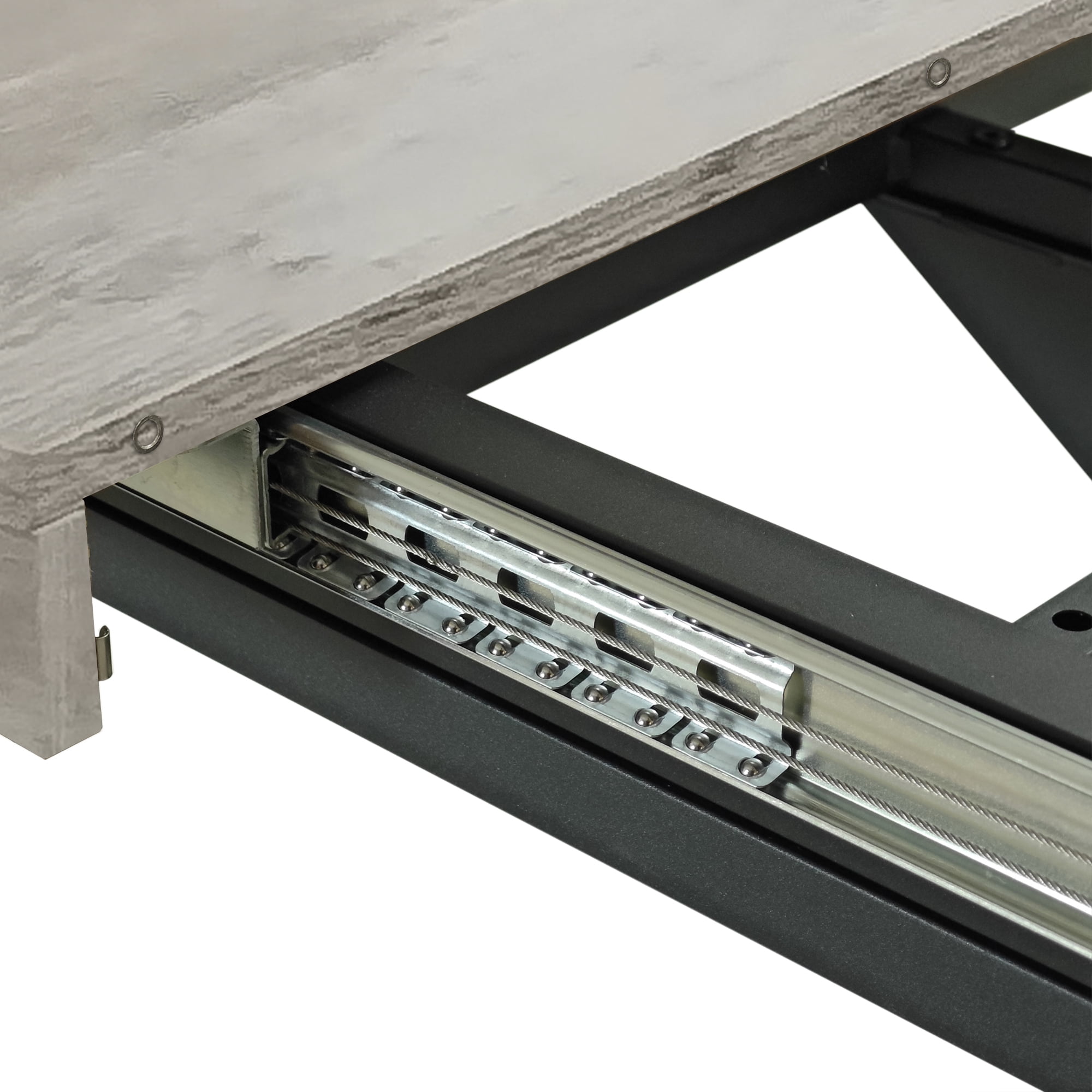 FFZ 55.11 To 70.86 inch Retro Rectangular Stretch Dining Table