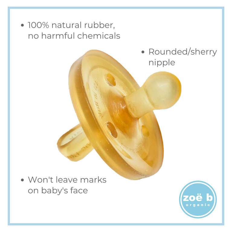 Natursutten Natural Rubber Rounded Pacifier