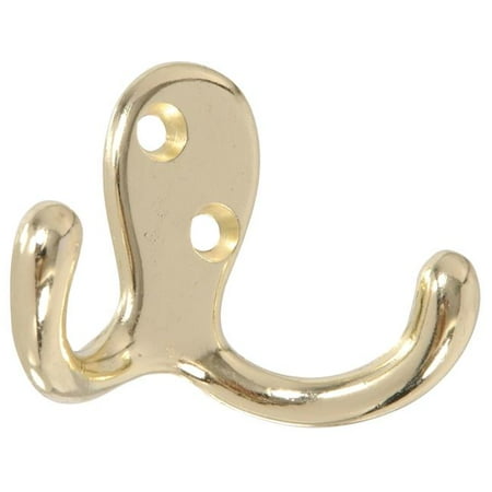 

Hillman Group 852083 Carded - Double Clothesline Hook Bolts Brass Plated